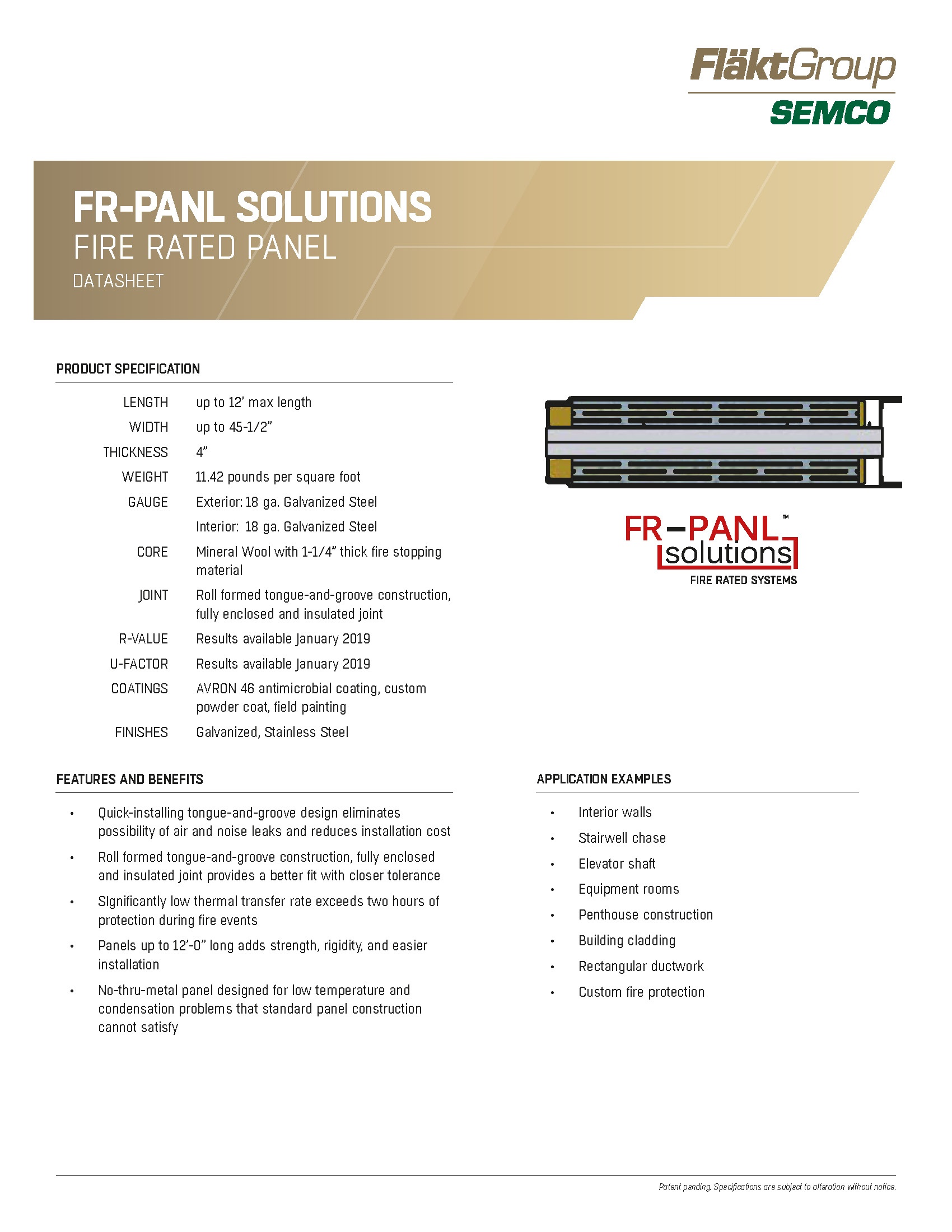 Fire Rated Panels 2pg Technical Datasheet - FlaktGroup Semco 2018-11_Page_1.jpg Fire Rated Panels 2pg Technical Datasheet - FlaktGroup Semco 2018-11_Page_1.jpg